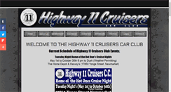 Desktop Screenshot of highway11cruisers.ca